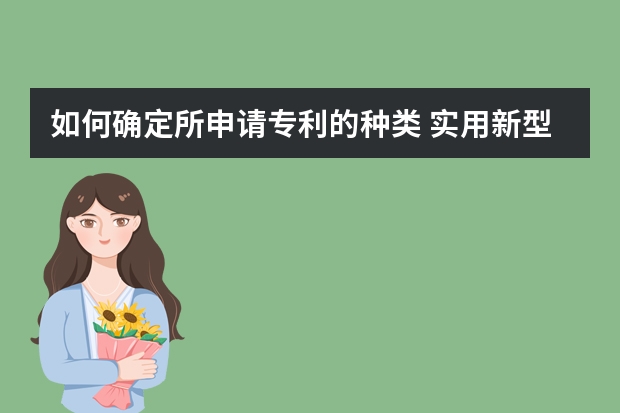 如何确定所申请专利的种类 实用新型专利申请流程，轻松搞定专利申请，不用愁