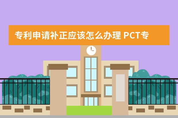 专利申请补正应该怎么办理 PCT专利国际申请的好处及不足