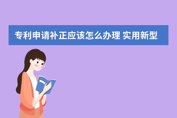 专利申请补正应该怎么办理 实用新型专利申请初审遵循哪些原则